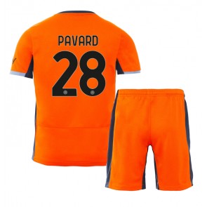 Inter Milan Benjamin Pavard #28 Rezervni Dres za Dječji 2023-24 Kratak Rukavima (+ kratke hlače)
